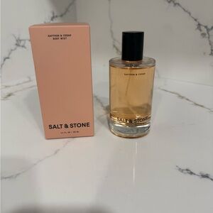 Salt & Stone Saffron & Cedar Body Mist - Tan